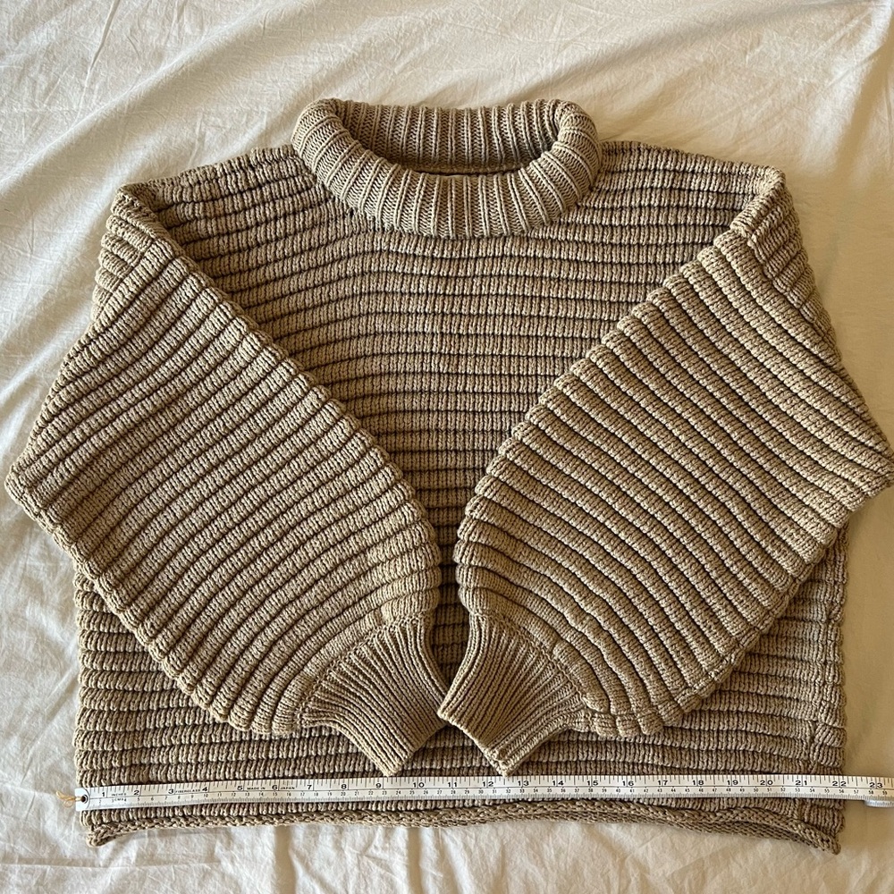 Na Nin Romy Cotton Balloon Sleeve Sweater